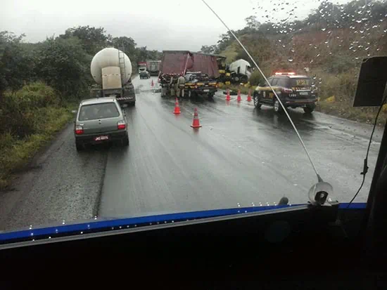 Caminhoneiro de Campo do Brito morre em acidente na BR 101 na Bahia