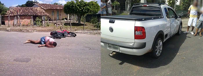 Colisão entre carro e motocicleta deixa uma pessoa ferida em Macambira (SE)