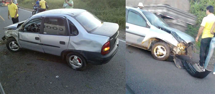 Acidente na Rodovia João Paulo II entre Campo do Brito e Itabaiana