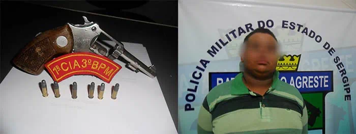 Jovem armado é preso pela Polícia Militar de Campo do Brito