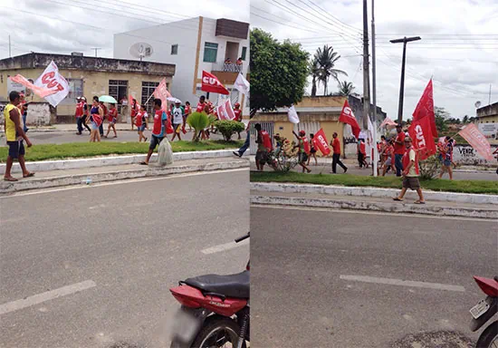 Servidores municipais realizam protesto em Macambira (SE)