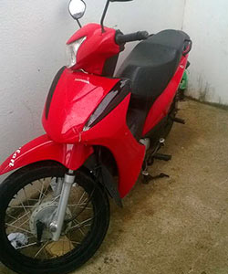 Motocicleta roubada em Campo do Brito é recuperada em Lagarto