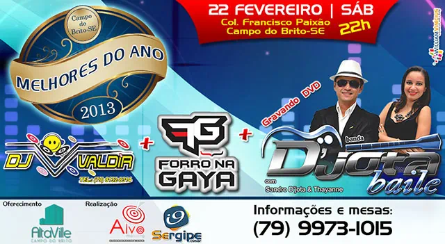 Festa de entrega do Prêmio Melhores do Ano 2013 em Campo do Brito