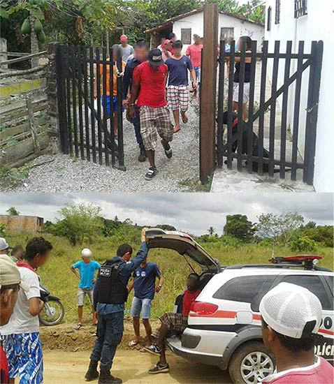 Suspeito de roubo tenta fugir pelos matos, é perseguido por moradores e preso pela polícia em Campo do Brito