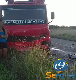Grave acidente é registrado entre Campo do Brito e Itabaiana