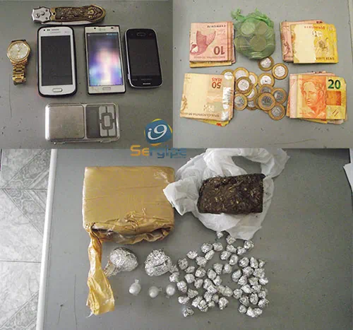Polícia de Campo do Brito apreende adolescentes com drogas em uma residência