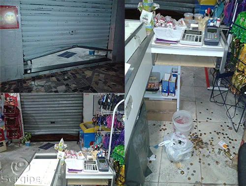 Estabelecimentos Comerciais são arrombados durante a madrugada em Campo do Brito