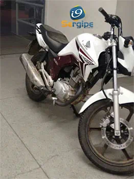 Moto roubada em Campo do Brito é recuperada por policiais do 3º BPM em Itabaiana