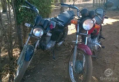 Motos roubadas são recuperadas pela PM em Campo do Brito