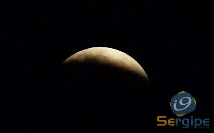 Veja as fotos do eclipse da lua em Campo do Brito