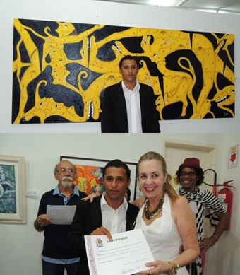 Artista plástico de Campo do Brito é premiado no XXIV Salão dos Novos em Aracaju